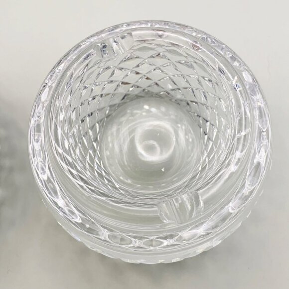 Vintage Waterford Cut Crystal Ashtray Set - Picture 8 of 11